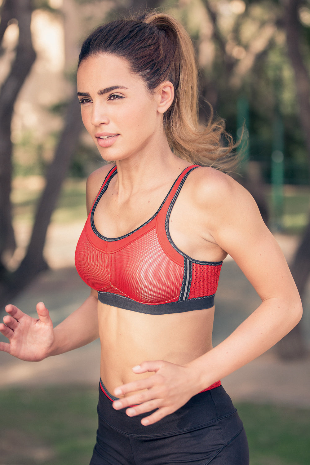 Anita Active Sports Bra - Red - source image 27605