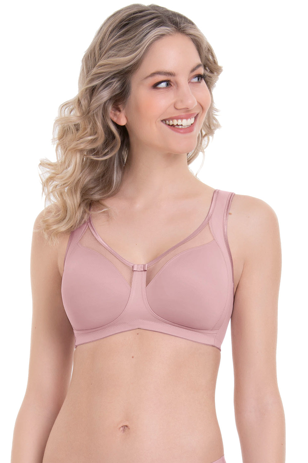 Anita Clara Wireless Comfort Bra - Rosewood - source image 55766