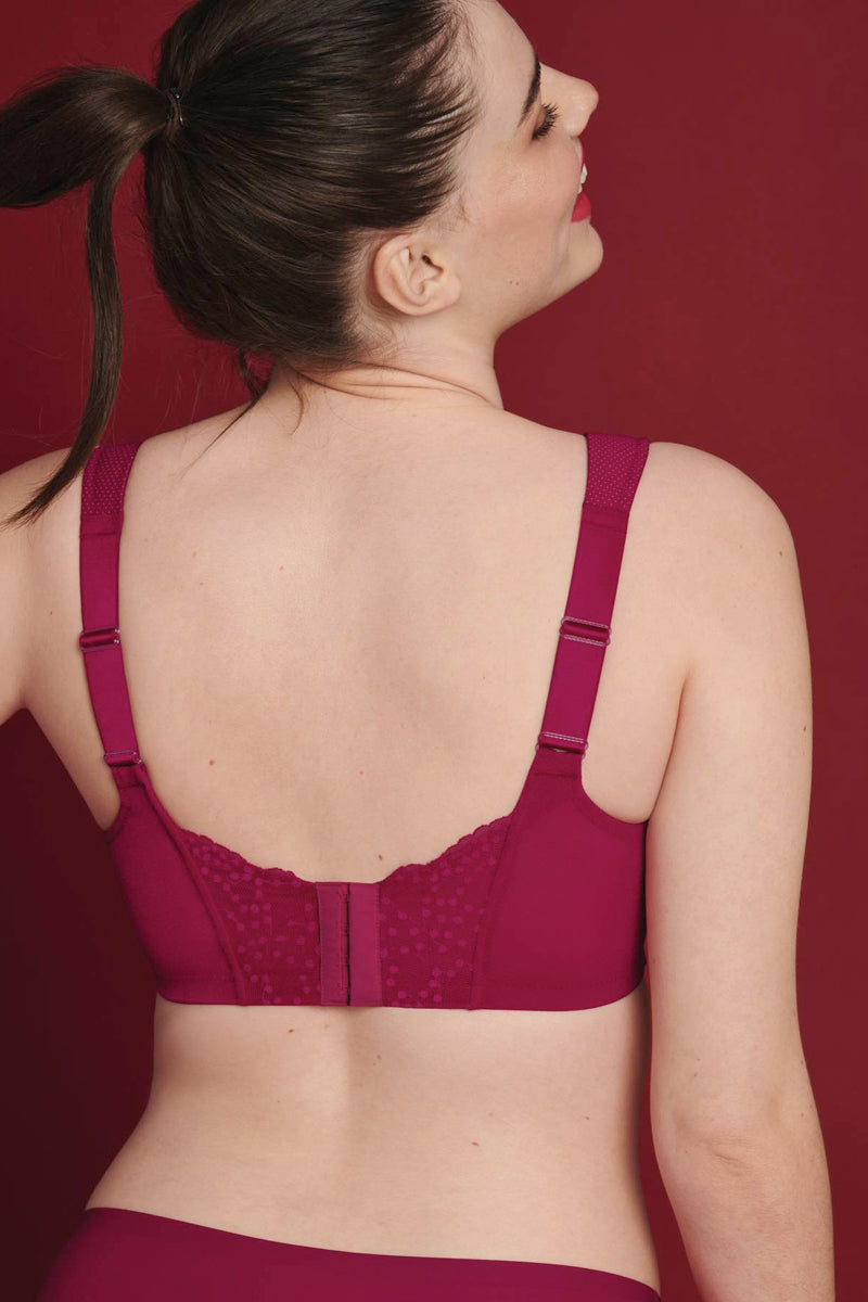 Anita Orely Wireless Support Bra - Cherry Red - source image 64871