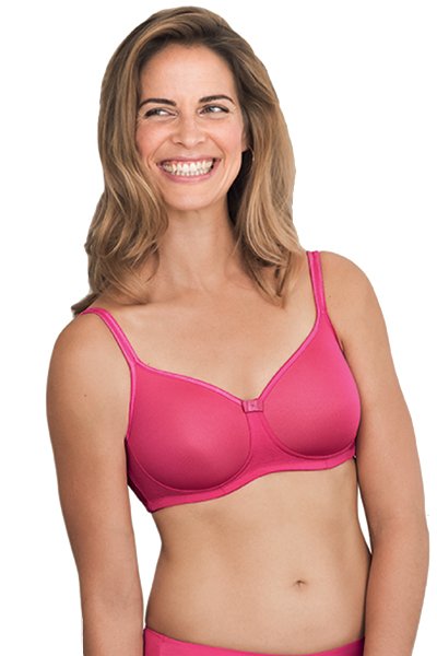 Anita Tonya Post Mastectomy Bilateral Bra - Magenta - source image 34459