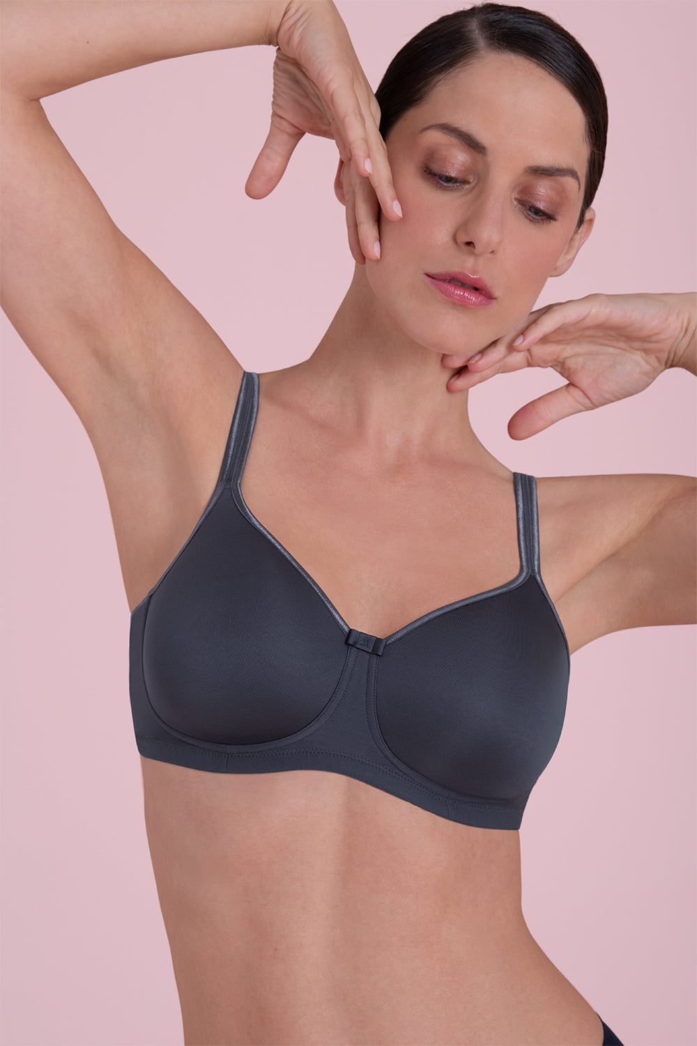 Anita Tonya Post Mastectomy Bilateral Bra - Shadow Blue - source image 48536