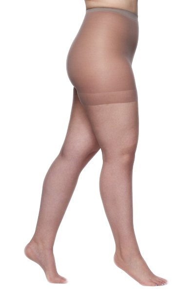 Berkshire Queen Pantyhose Ultra Sheer & Shimmer Control Top Sandalfoot - Stone - source image 59229