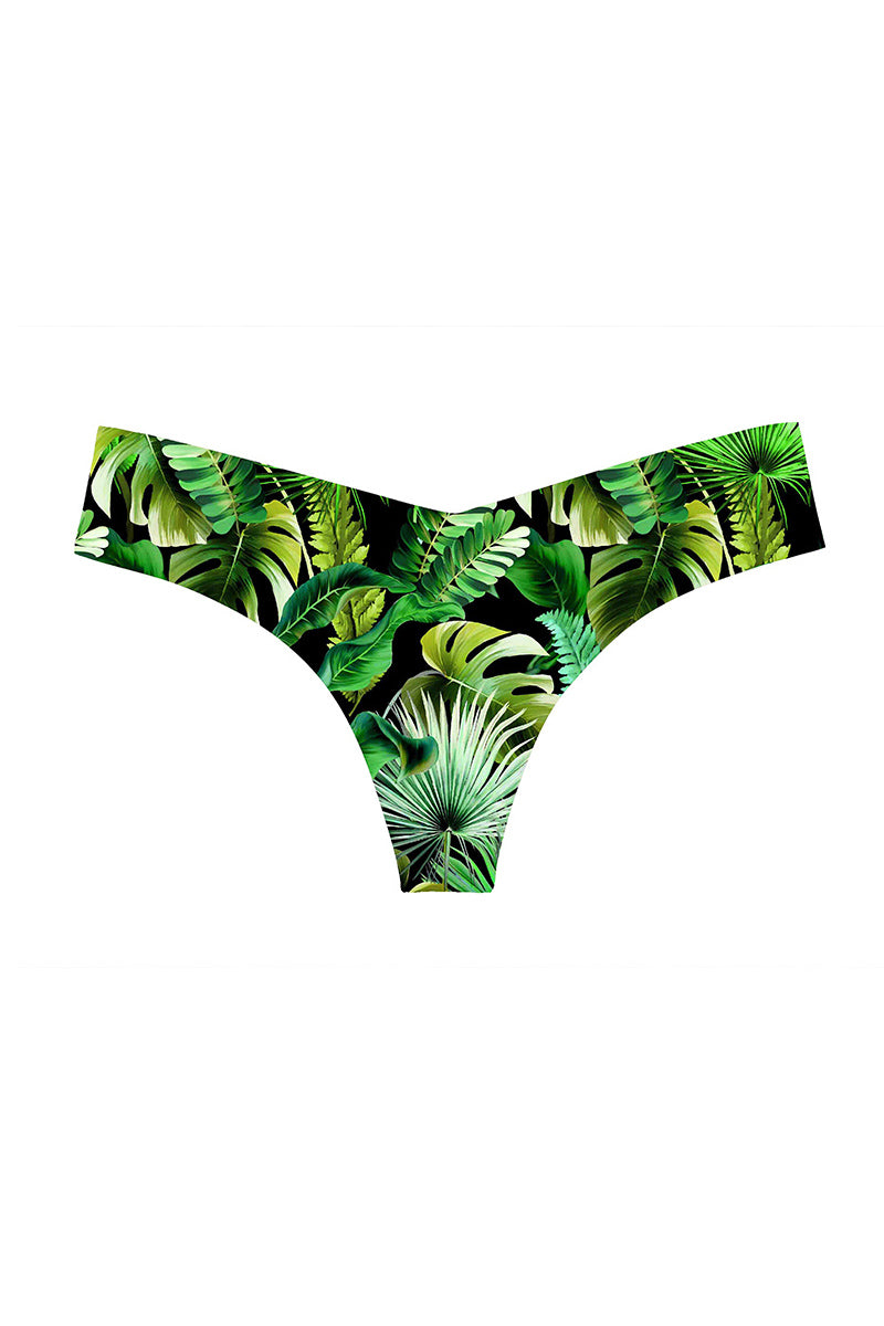 Commando Classic Print Thong Panty - Jungle Palms - source image 58940
