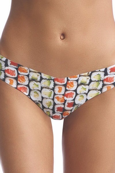 Commando Classic Print Thong Panty - Sushi - source image 59104