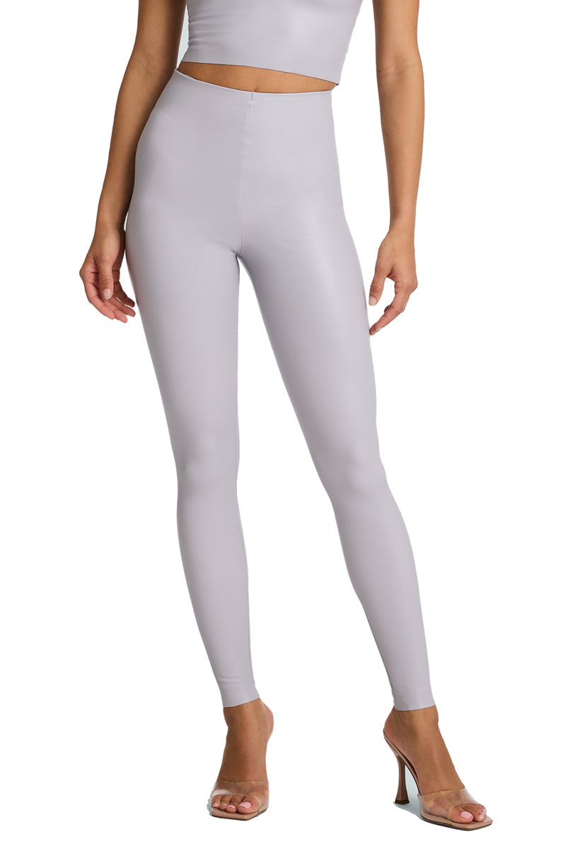 Commando Faux Leather Leggings With Perfect Control - Mist - source image 70365