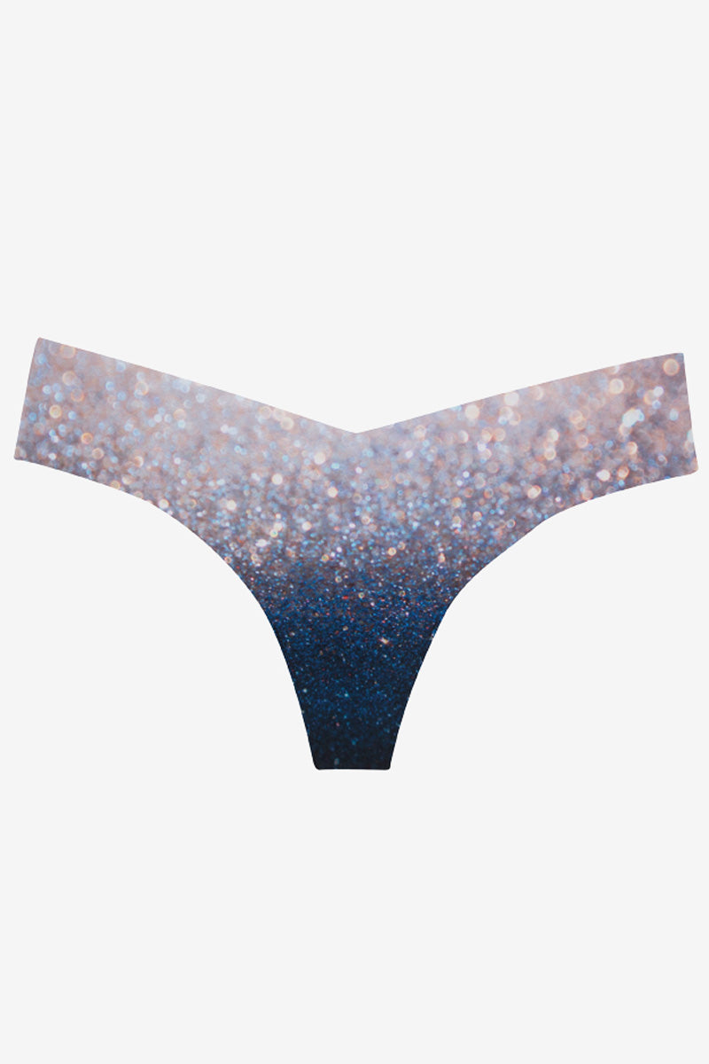 Commando Photo-Op Thong Print - Champagne - source image 71264