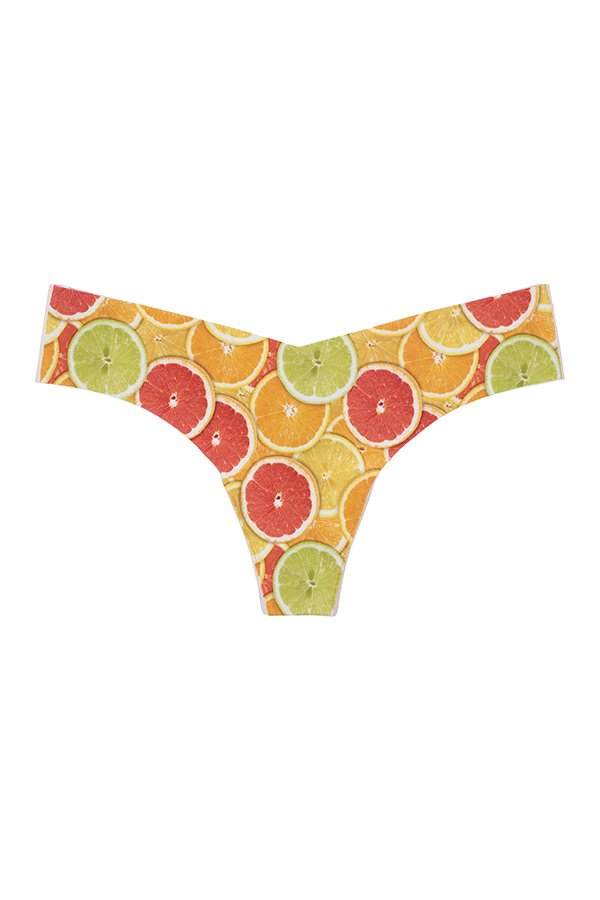 Commando Photo-Op Thong Print - Photo-Op Citrus - source image 59058