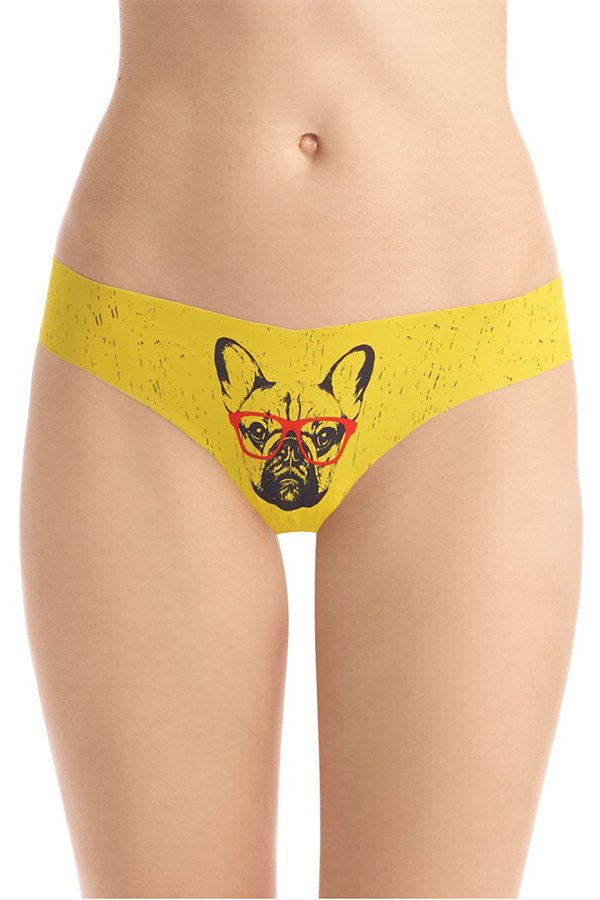 Commando Photo-Op Thong Print - Photo-Op Frenchie - source image 59069