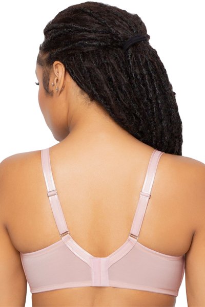 Curvy Couture Luxe Lace Underwire Bra - Blushing Rose - source image 42514