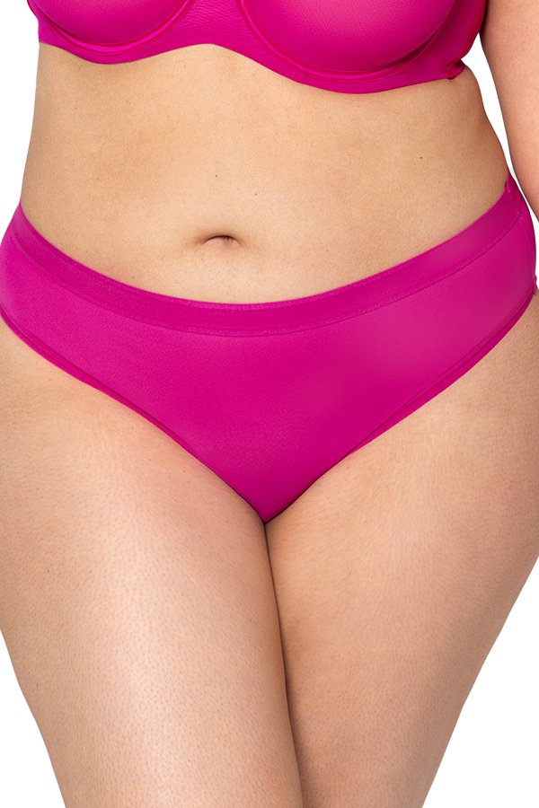 Curvy Couture Sheer Mesh Hipster - Glamberry - source image 70314