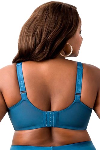 Elila Full Coverage Stretch Lace Underwire Bra - Teal - source image 40665
