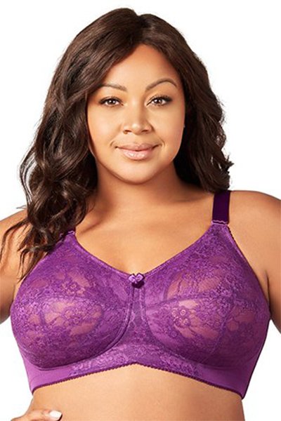 Elila Lace Softcup Bra - Aubergine - source image 36655