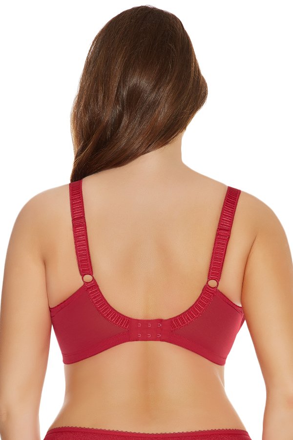 Elomi Cate Underwire Full Cup Banded Bra - Red - source image 31253