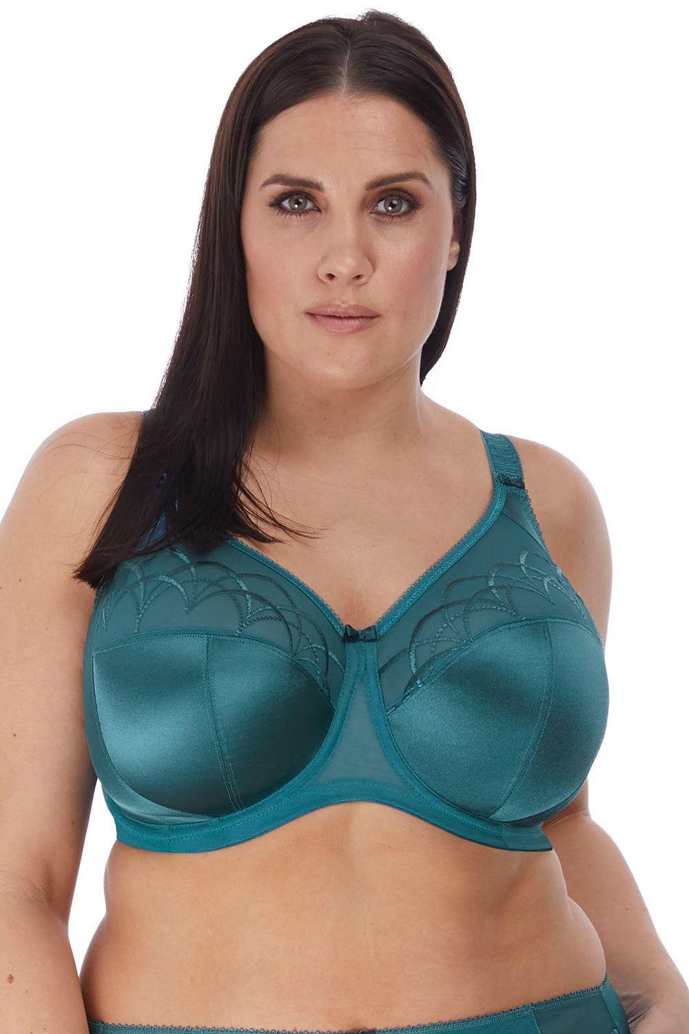 Elomi Cate Underwire Full Cup Banded Bra - Teal - source image 38071
