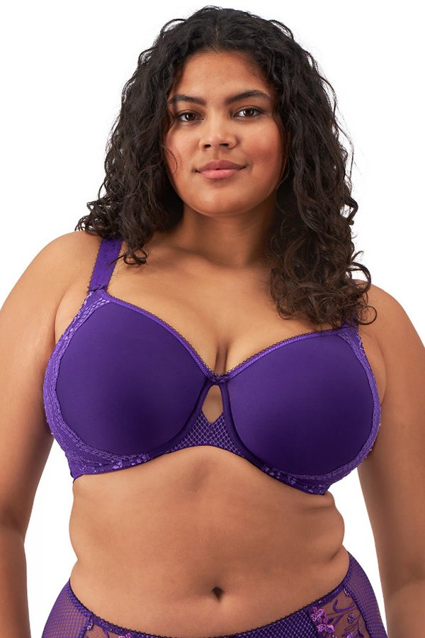 Elomi Charley Underwire Bandless Spacer Molded Bra - Iris - source image 65475