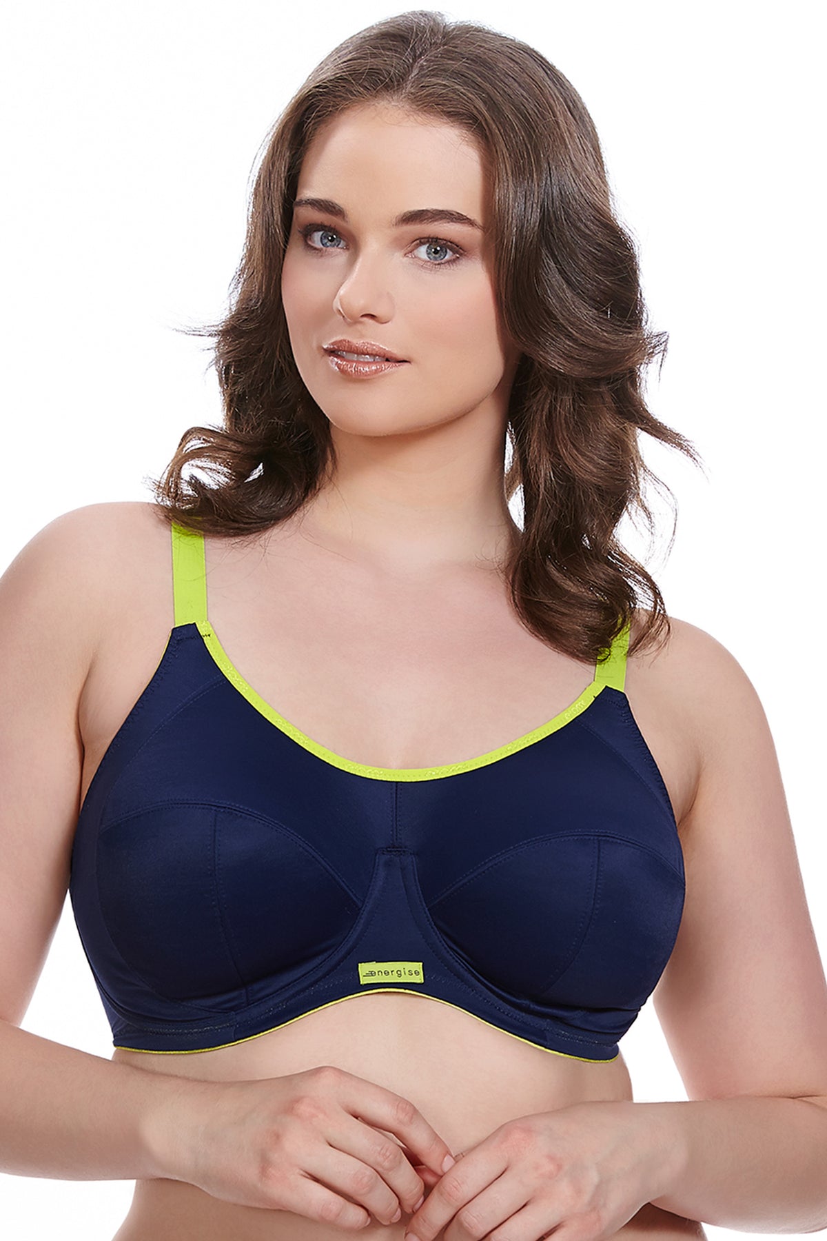 Elomi Energise Underwire Sports Bra - J Hook - Navy - source image 24908