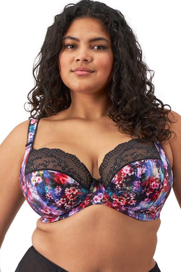 Elomi Lucie Underwire Stretch Plunge Bra - Cherry Blossom - source image 65439