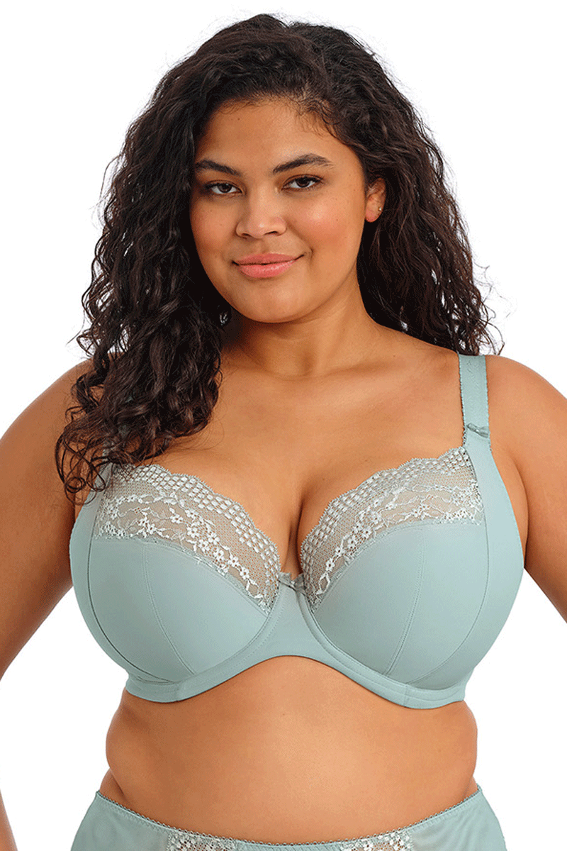 Elomi Lucie Underwire Stretch Plunge Bra - Mist - source image 73256