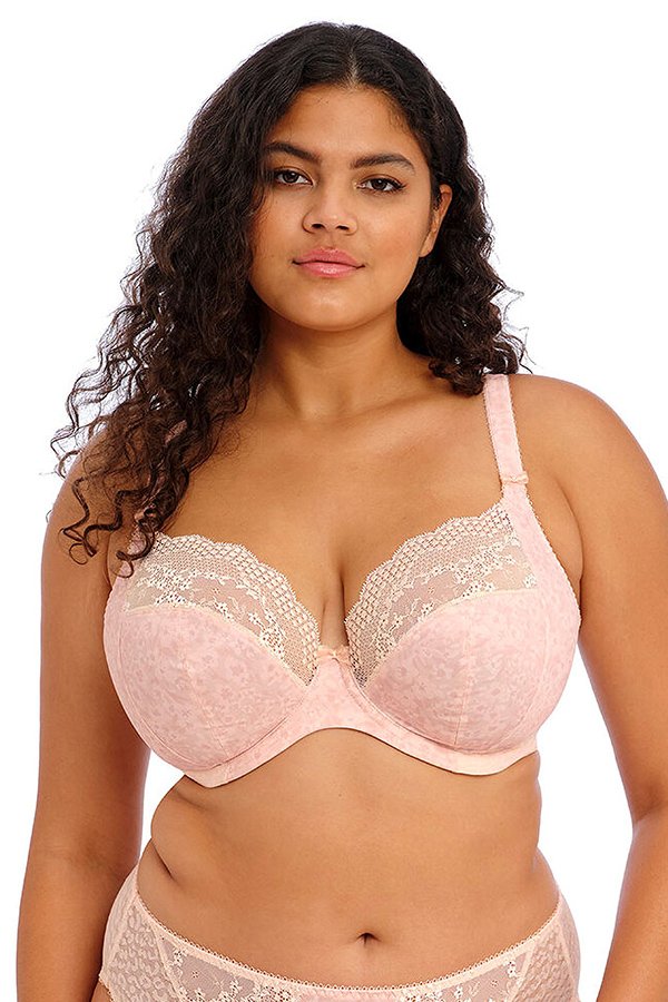 Elomi Lucie Underwire Stretch Plunge Bra - Pale Blush - source image 61691