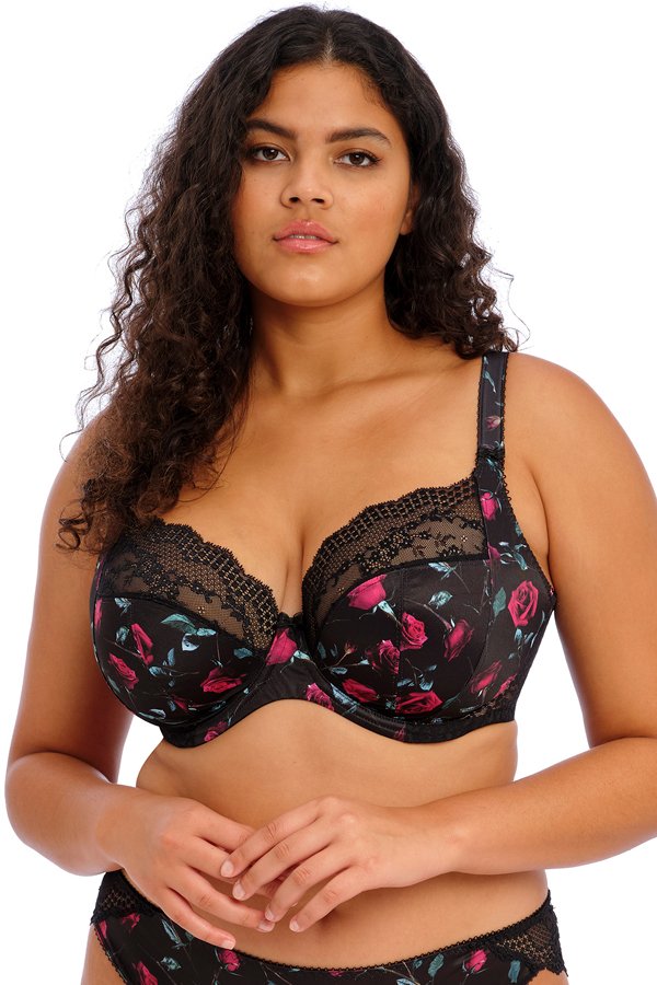 Elomi Lucie Underwire Stretch Plunge Bra - Rock 'N' Rose - source image 58113