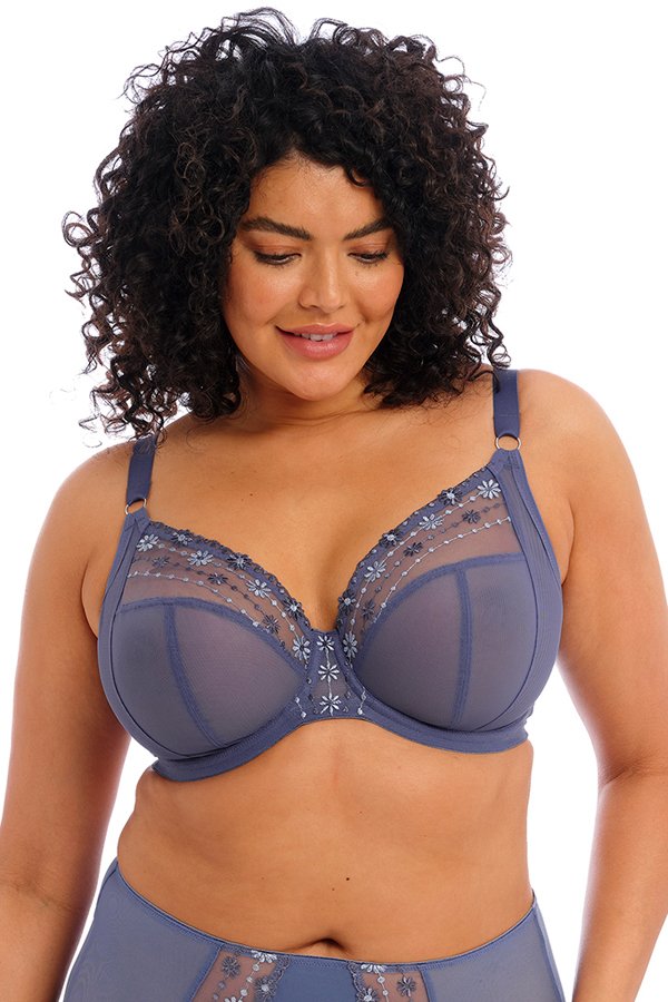 Elomi Matilda Plunge Bra - Denim Daisy - source image 58191