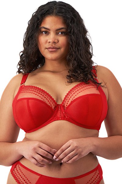 Elomi Matilda Plunge Bra - Haute Red - source image 65163