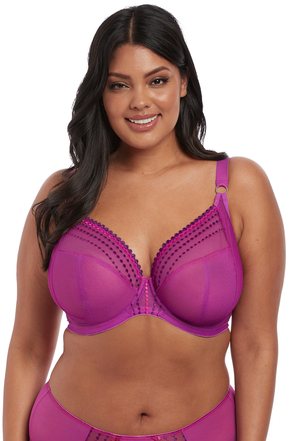 Elomi Matilda Plunge Bra - Magenta - source image 35761