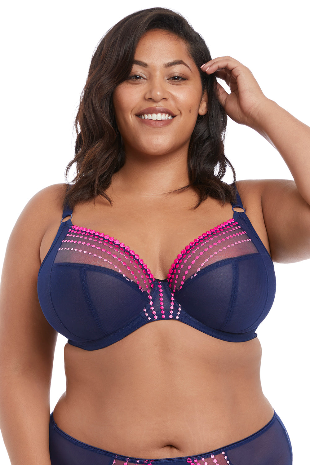 Elomi Matilda Plunge Bra - Navy - source image 35760