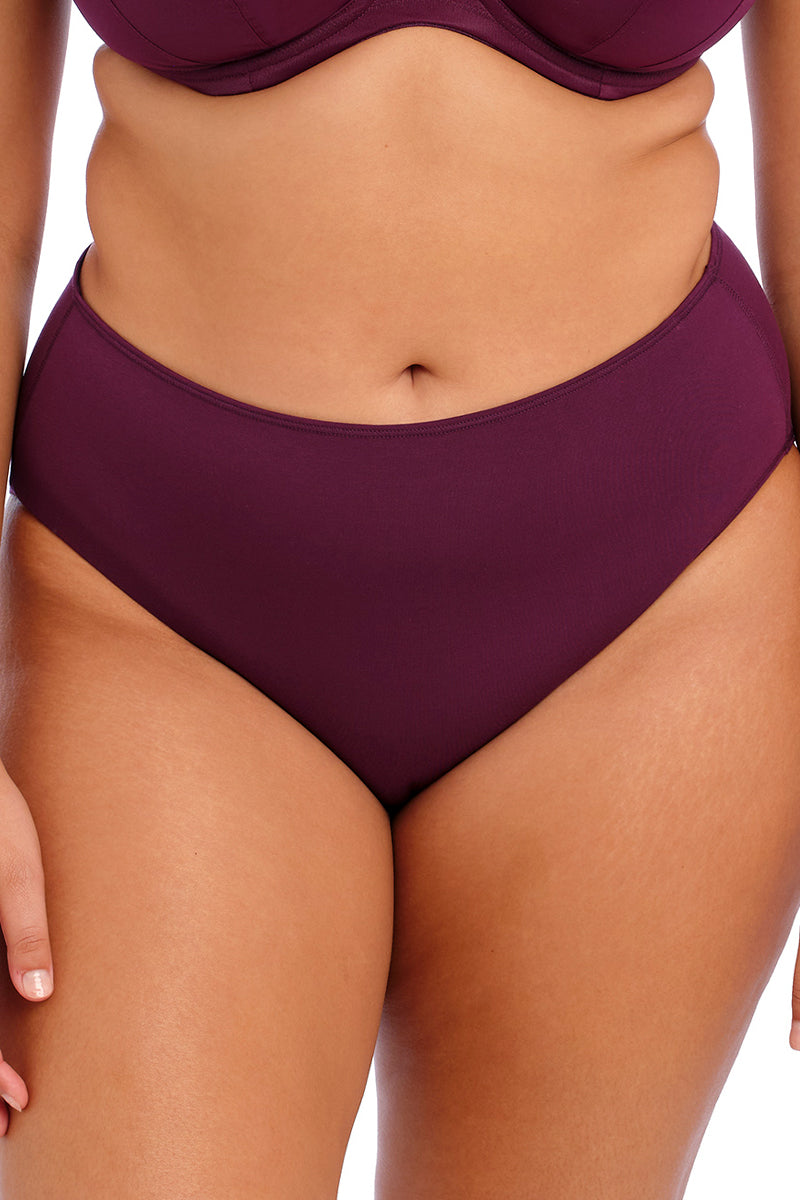 Elomi Smooth Full Brief - Blackberry - source image 58064