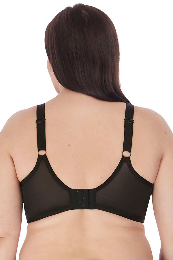 Elomi Smooth Underwire Moulded Bra - Black - source image 39834