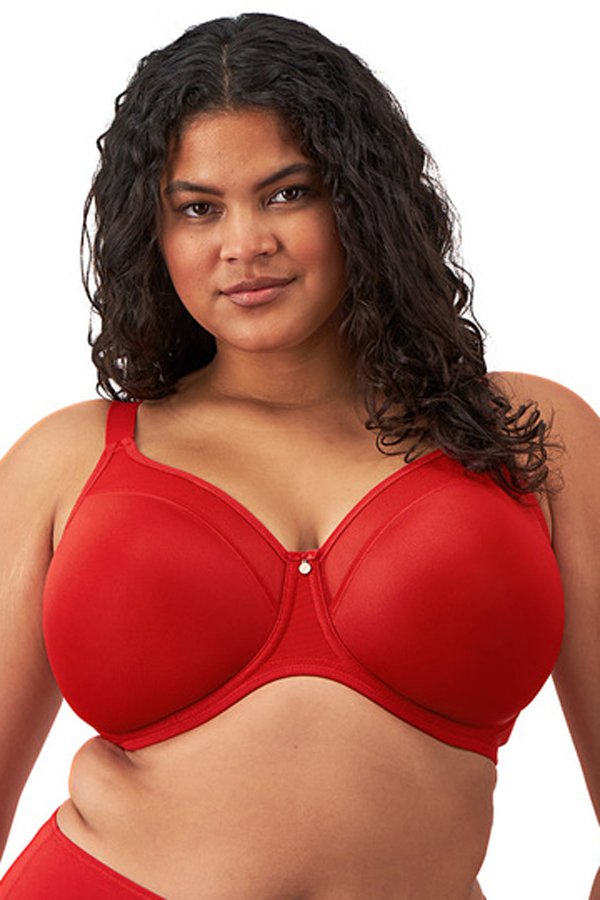 Elomi Smooth Underwire Moulded Bra - Haute Red - source image 69950