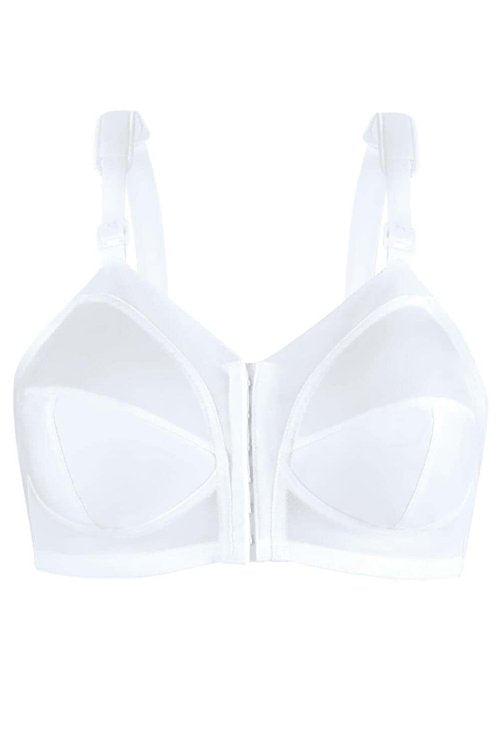 Exquisite Form Fully Front Close Classic Support Bra - White - source image 42752