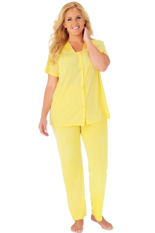 Exquisite Form Short Sleeve Pajama - Daffodil - source image 33847
