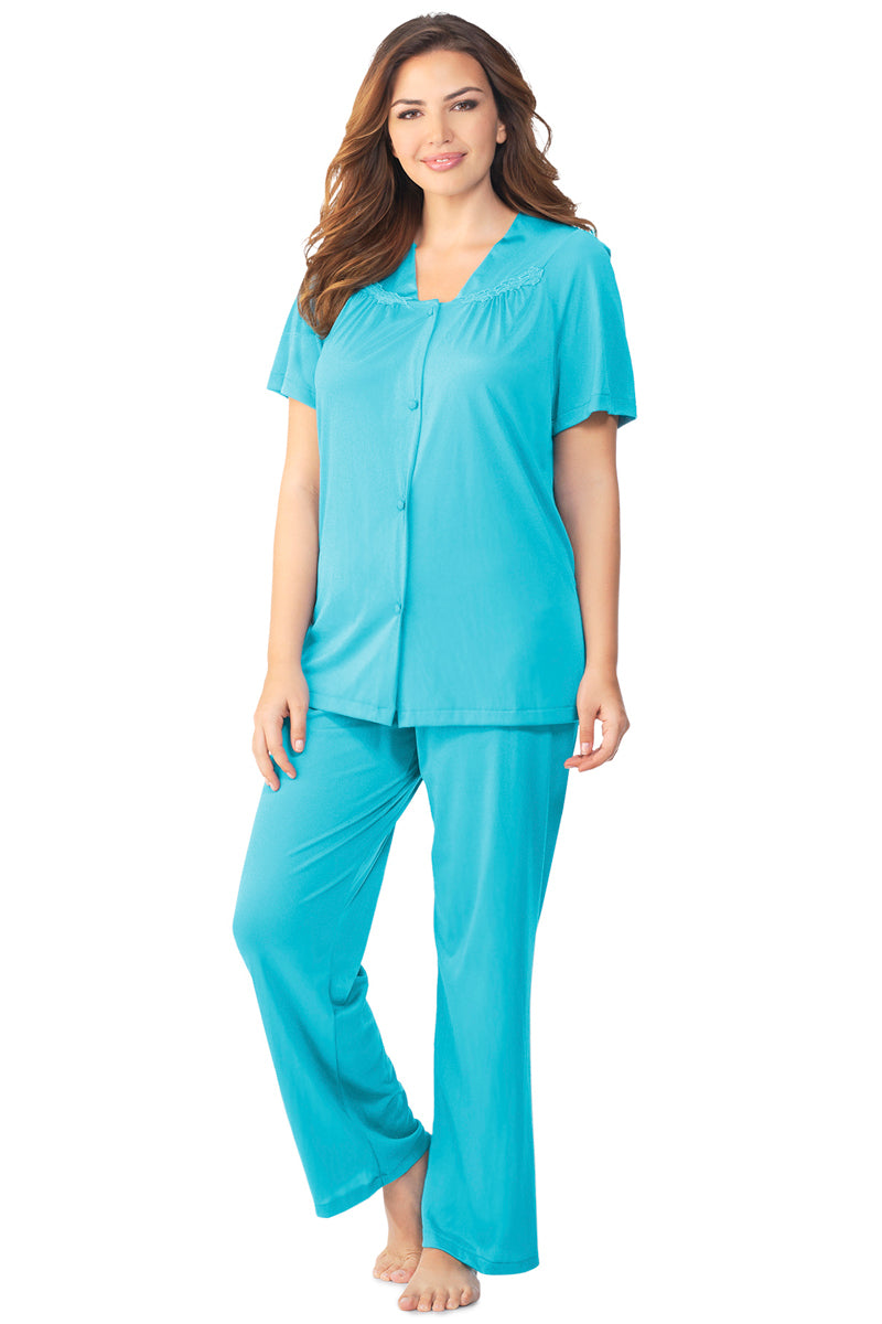 Exquisite Form Short Sleeve Pajama - Ocean Haze - source image 37371