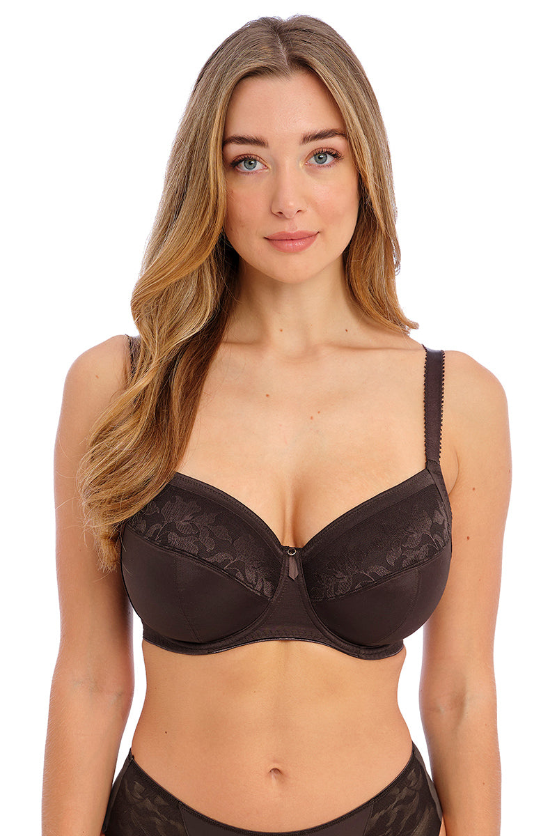 Fantasie Illusion Underwire Side Support Bra - Chocolate - source image 60035