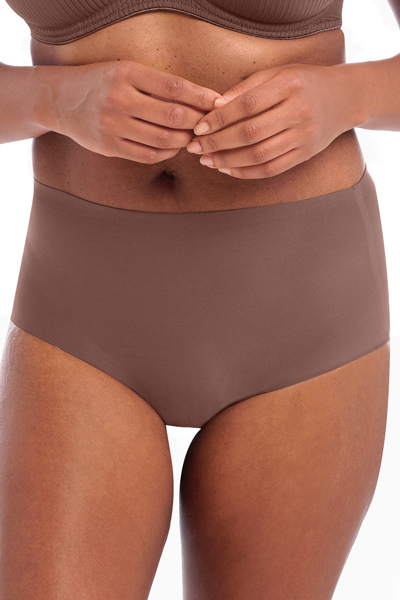 Fantasie Smoothease Invisible Stretch Full Brief - Coffee Roast - source image 43414