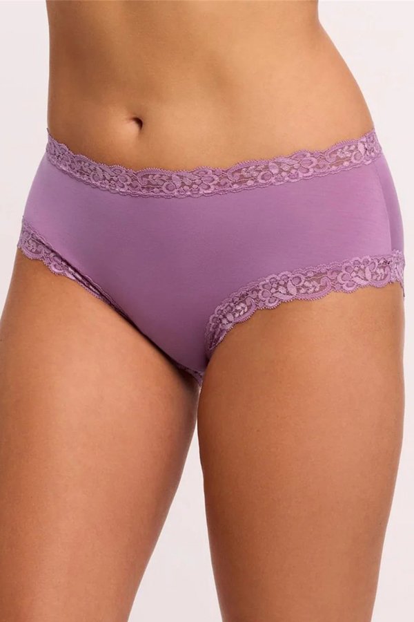 Fleur't Iconic High Waist Boyshort - Berry Glaze - source image 74891