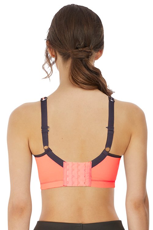 Freya Active Sonic Underwire Moulded Spacer Sports Bra - Coral - source image 42278
