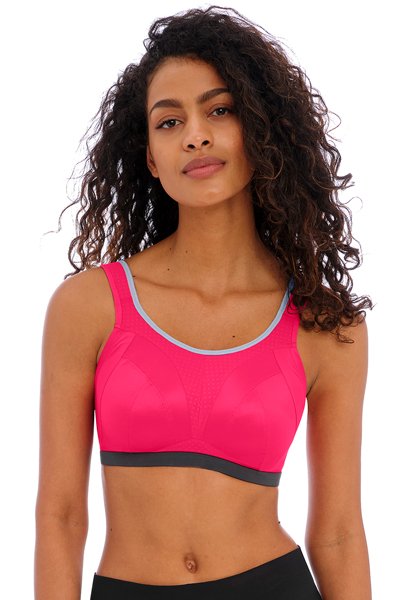 Freya Dynamic Soft Sports Bra - Hot Crimson - source image 43818