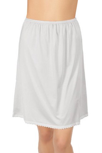 Gemsli Classica Nylon Half Slip - White - source image 17906