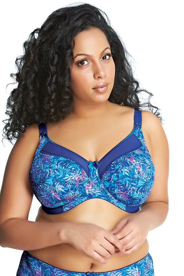 Goddess Kayla Banded Underwire Bra - Laurel Blue - source image 31380