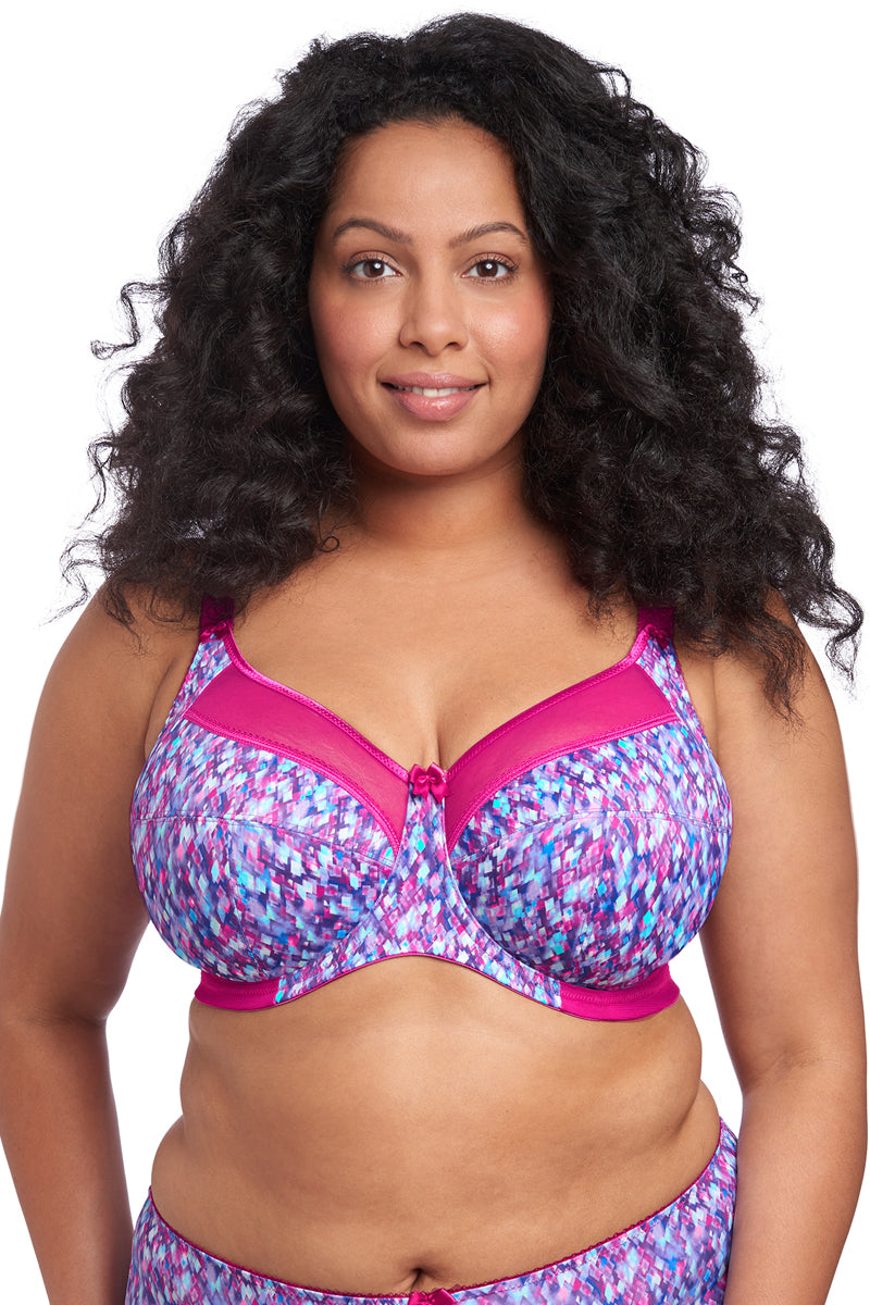 Goddess Kayla Banded Underwire Bra - Plum Shimmy - source image 35783