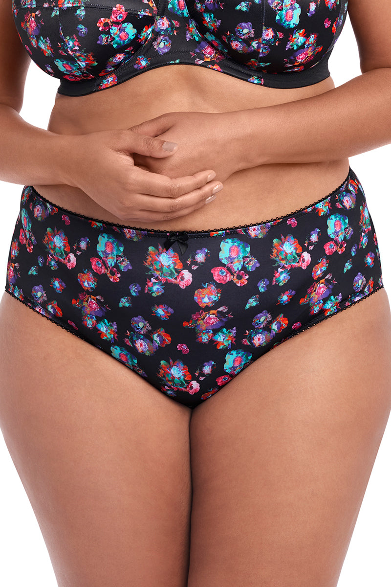 Goddess Kayla Brief - Confetti Black - source image 35778