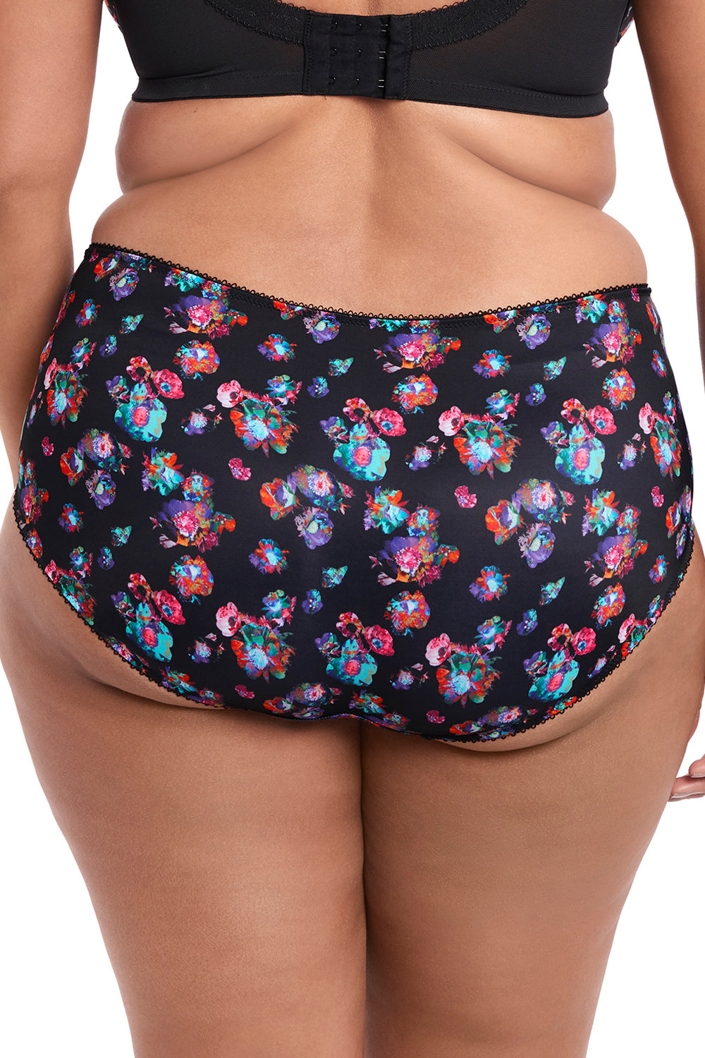 Goddess Kayla Brief - Confetti Black - source image 35779