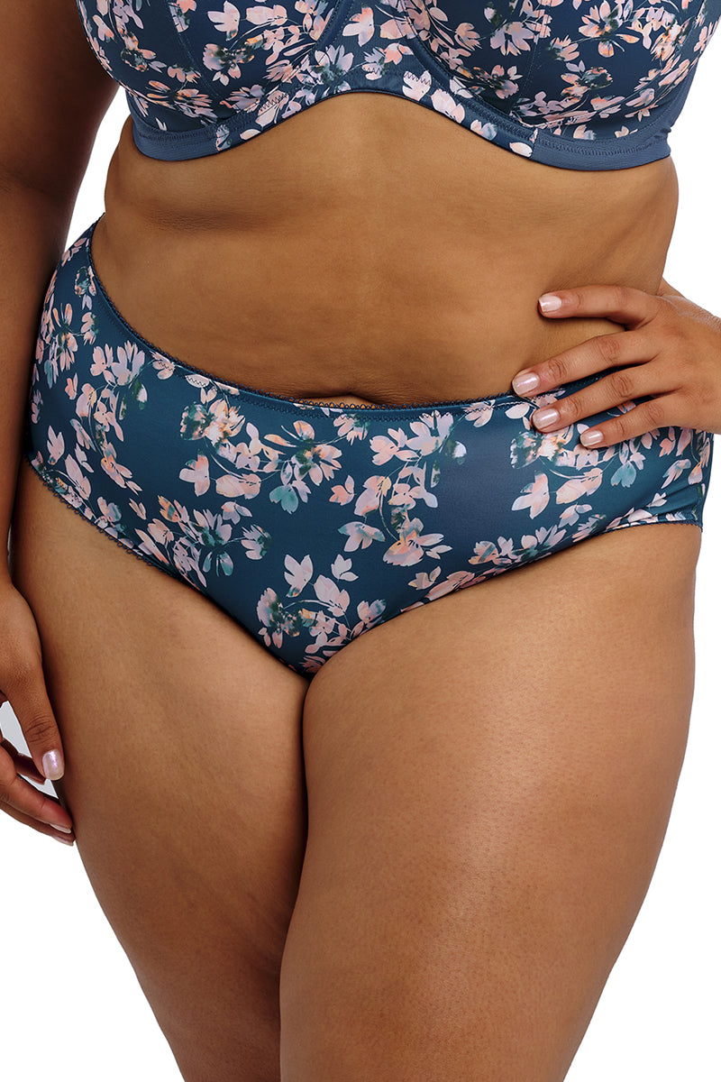 Goddess Kayla Brief - Teal Blossom - source image 72175