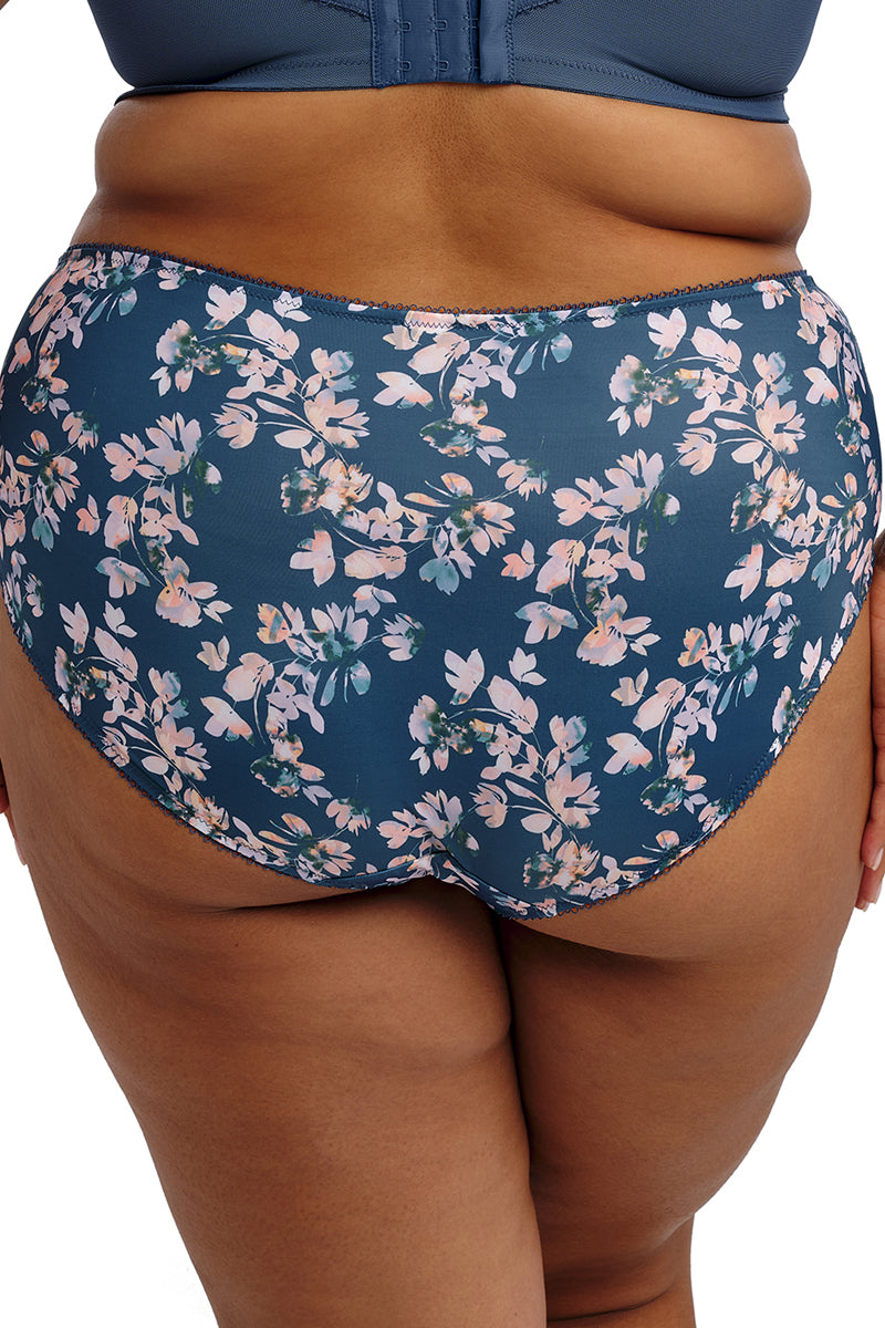 Goddess Kayla Brief - Teal Blossom - source image 72176