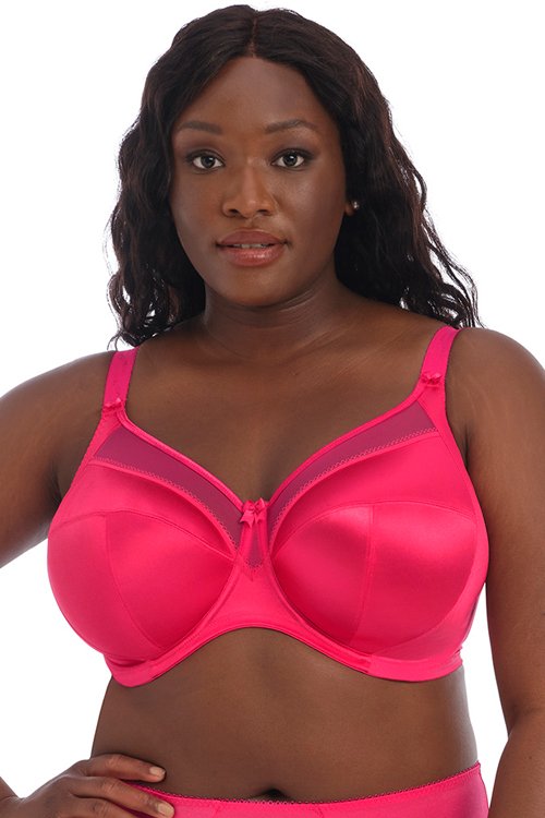 Goddess Keira Banded Satin Underwire Bra - Azalea - source image 43820