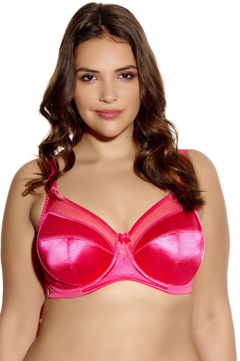 Goddess Keira Banded Satin Underwire Bra - Freesia - source image 31373