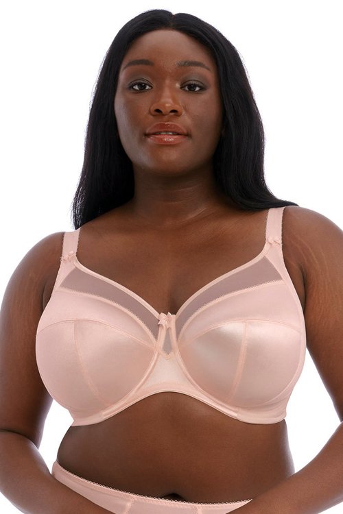 Goddess Keira Banded Satin Underwire Bra - Pearl Blush - source image 49606
