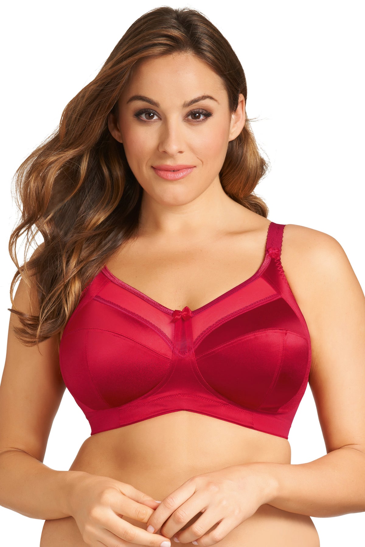 Goddess Keira Soft Cup Bra - Red - source image 15875